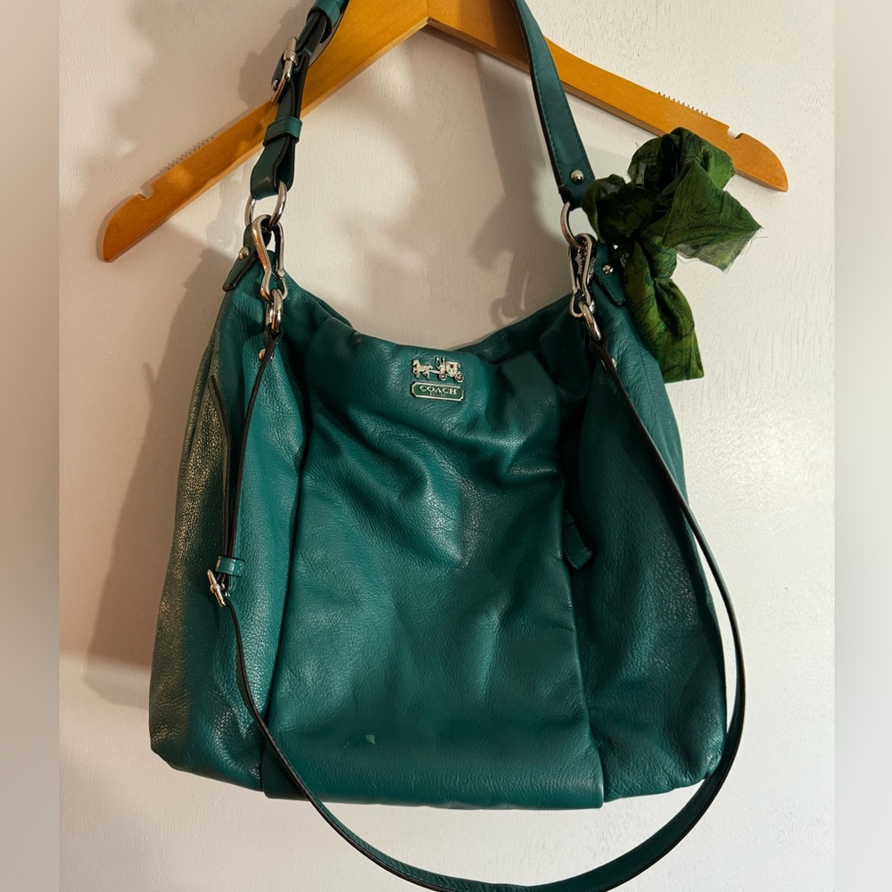Coach Teal Shoulder Bag